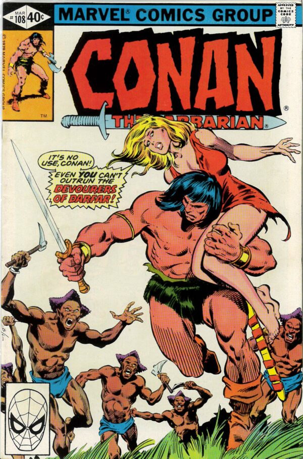 CONAN THE BARBARIAN (1970-1993 SERIES) #108: VF