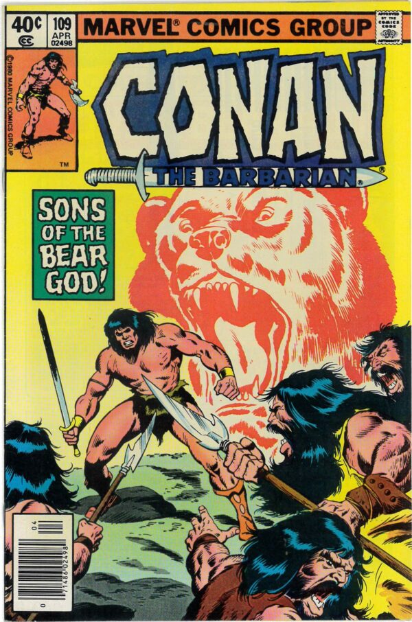 CONAN THE BARBARIAN (1970-1993 SERIES) #109: Newsstand: VF/NM