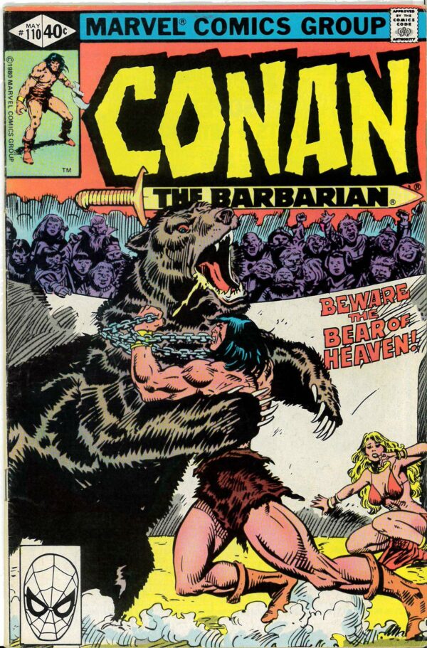 CONAN THE BARBARIAN (1970-1993 SERIES) #110: VF