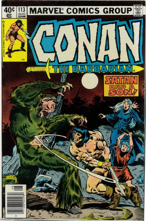 CONAN THE BARBARIAN (1970-1993 SERIES) #113: Newsstand: VF