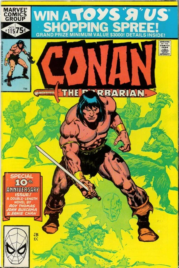 CONAN THE BARBARIAN (1970-1993 SERIES) #115: VF: Red Sonya