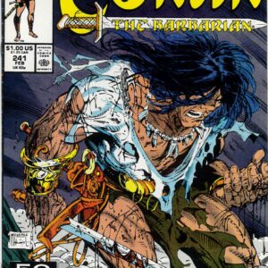 CONAN THE BARBARIAN (1970-1993 SERIES) #241: McFarlene cover: low print run: Red Sonja: FN