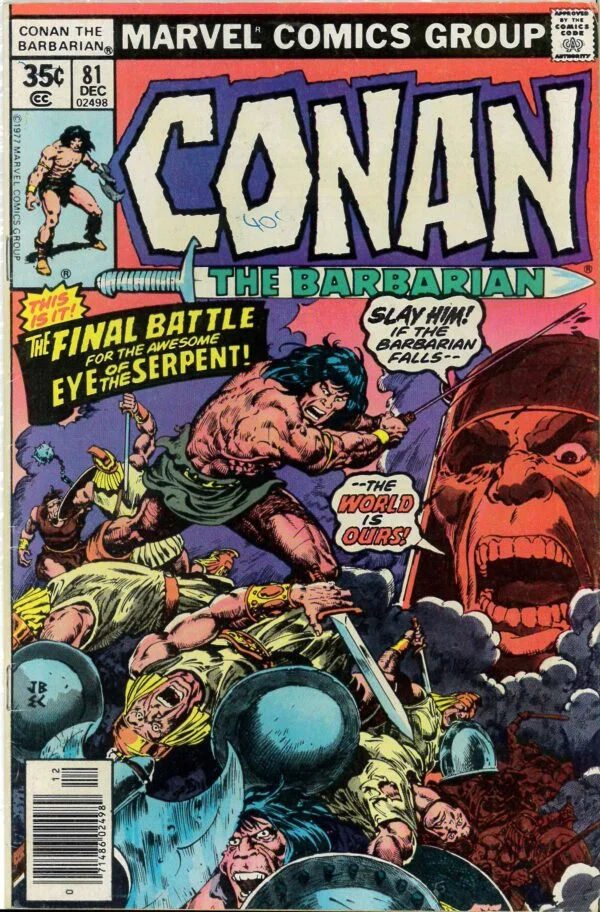 CONAN THE BARBARIAN (1970-1993 SERIES) #81: VF