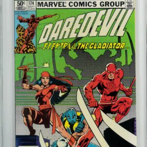 DAREDEVIL (1964-2018 SERIES) #174: 1st app The Hand & Kirgi – Newsstand Ed – Halo Graded 9.2 DAREDEVIL (1964-2018 SERIES) #174: 1st app The Hand & Kirgi – Newsstand Ed – Halo Graded 9.2