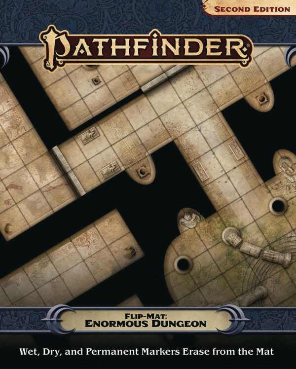 PATHFINDER MAP PACK #149: Enormous Dungeon flip-mat
