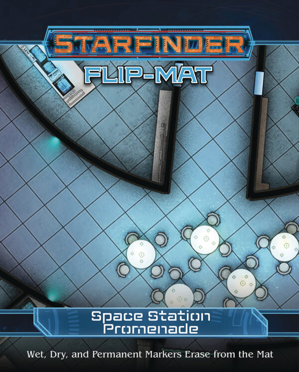 STARFINDER RPG #141: Space Station Promenade flip-mat