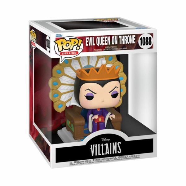 POP DISNEY VINYL FIGURE #1088: Villains: Evil Queen on Throne: Snow While