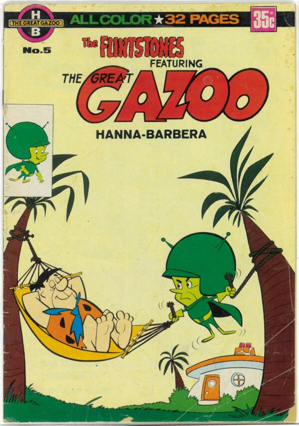 HANNA-BARBERA FLINTSTONES FEATURING GREAT GAZOO #5: GD/VG