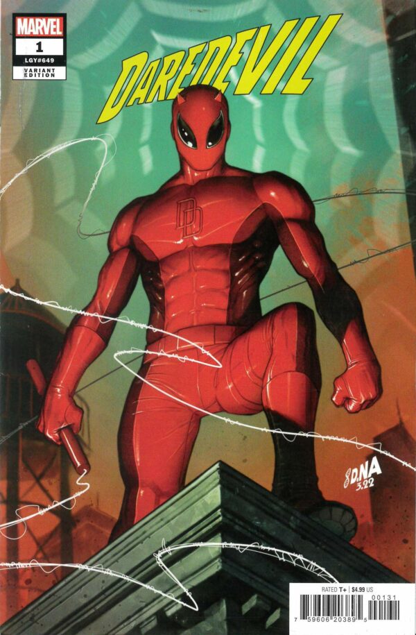 DAREDEVIL (2022 SERIES) #1: David Nakayama Spider-man cover