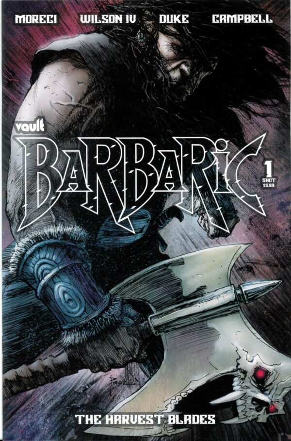 BARBARIC: HARVEST BLADES #0: Richard Pace cover B