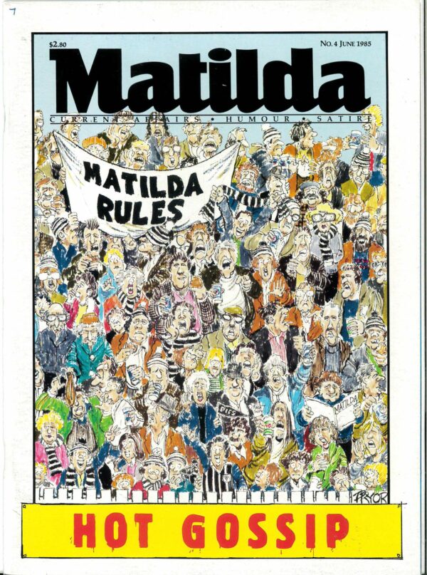 MATILDA MAGAZINE (CURRENT AFFAIRS HUMOUR SATIRE) #4: NM