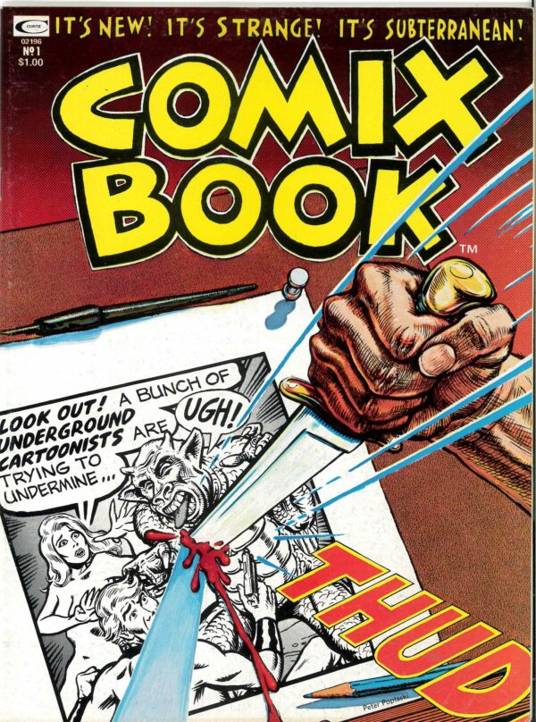 COMIX BOOK #1: Marvel Comics underground Magazine – VF/NM