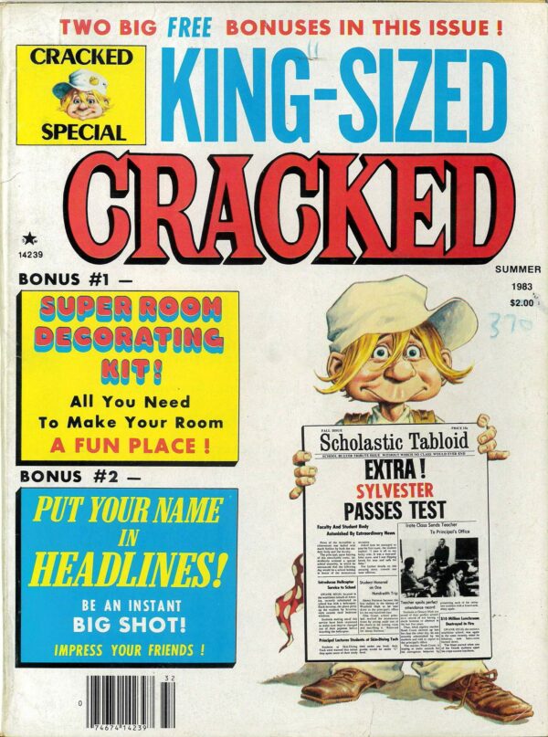 CRACKED KING-SIZE #17: Australian Price Variant ? ($2.00 instead of $1.75) FN