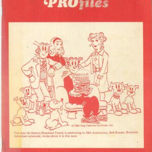 CARTOONISTS PROFILES #47: Chic Young Blondie 50th – FN/VF
