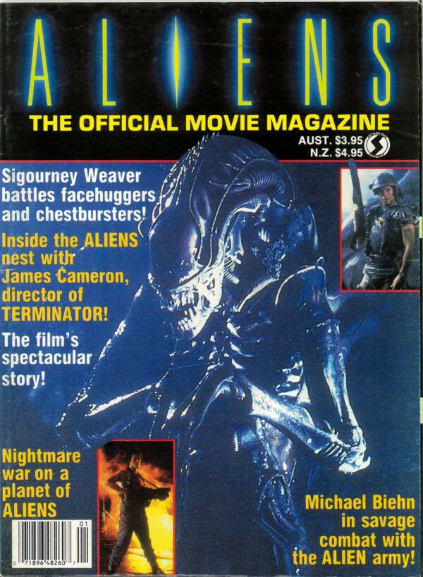 ALIENS OFFICIAL MOVIE MAGAZINE: Australian Variant – NM