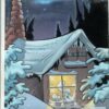 BONE HOLIDAY GREETING CARDS: 12 cards with envelopes (4 different designs) RARE – NM