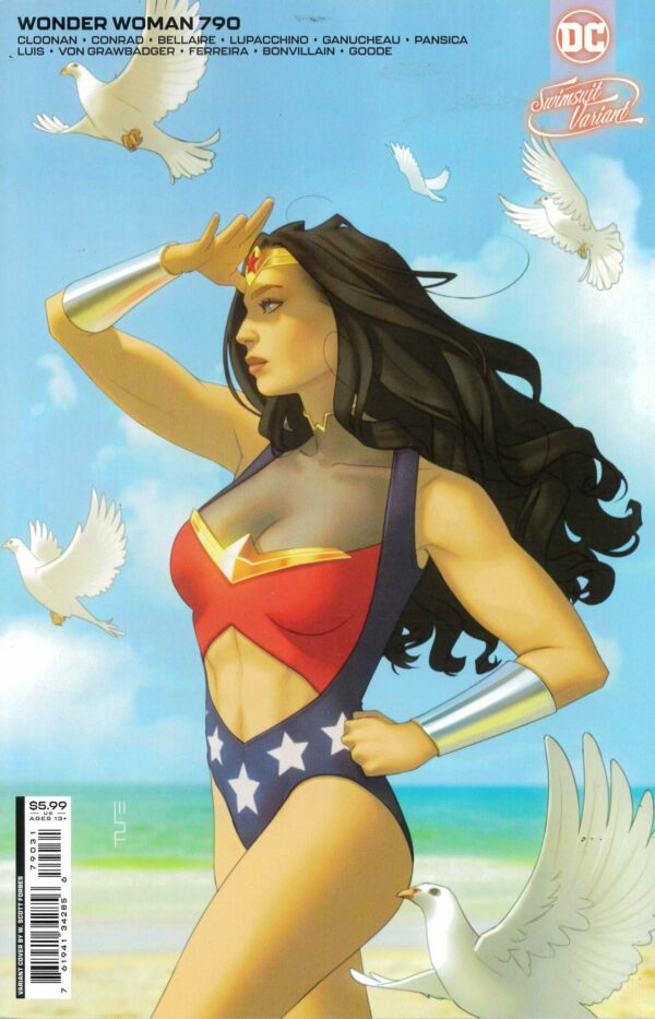 WONDER WOMAN (1942-1986,2010-2011,2020-2023 SERIES #790: W. Scott Forbes Swimsuit cover