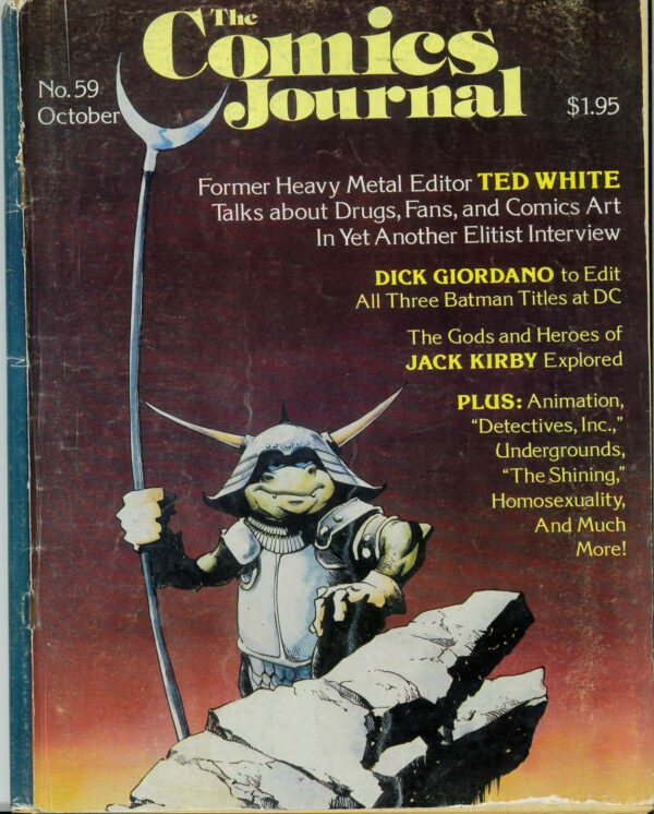 COMICS JOURNAL #59: Ted White, Jack Kirby – FN