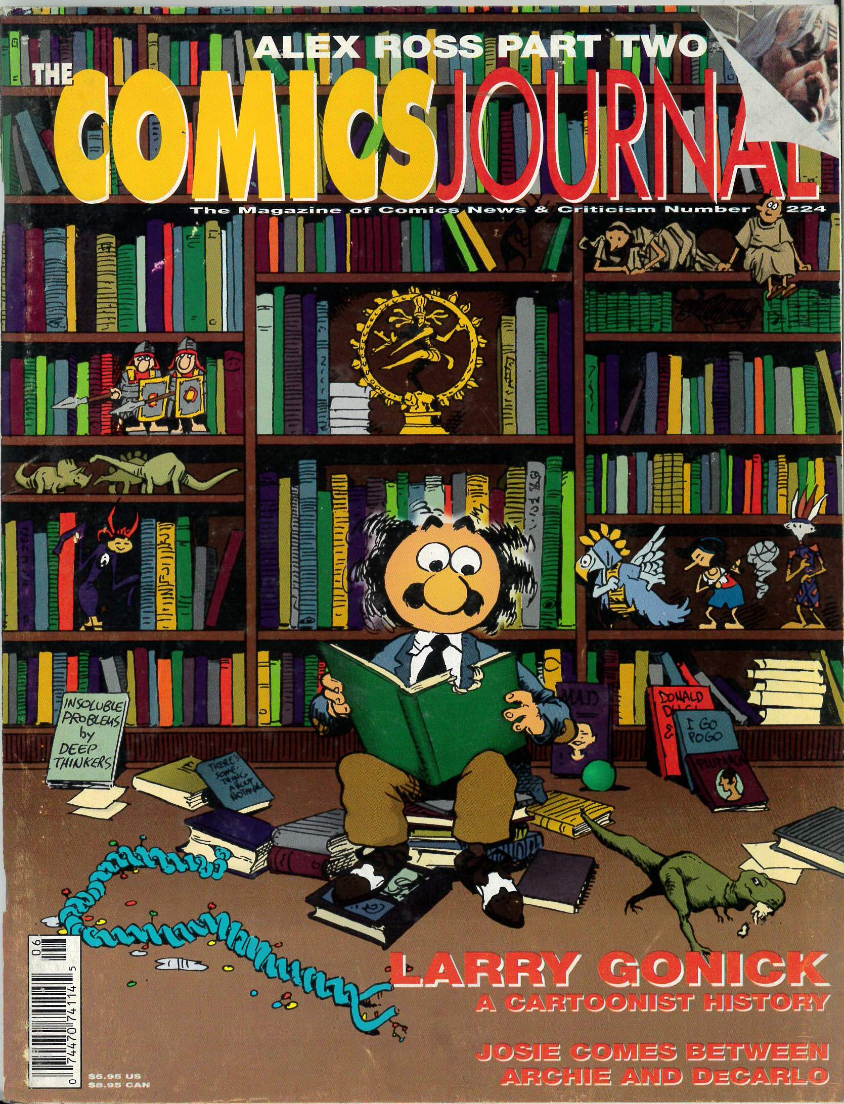 COMICS JOURNAL #224: Alex Ross Part Two/Larry Gonnick COMICS JOURNAL #224: Alex Ross Part Two/Larry Gonnick