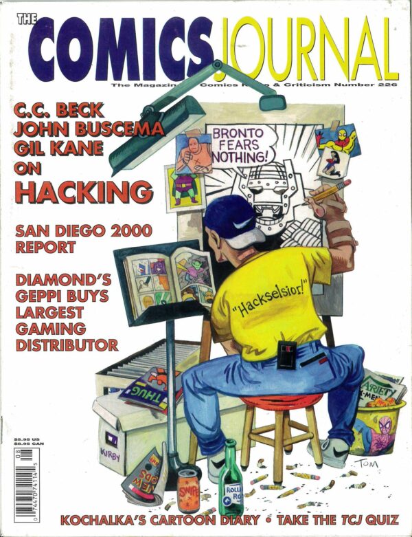 COMICS JOURNAL #226: Beck/Buscema & Kane on Hacking