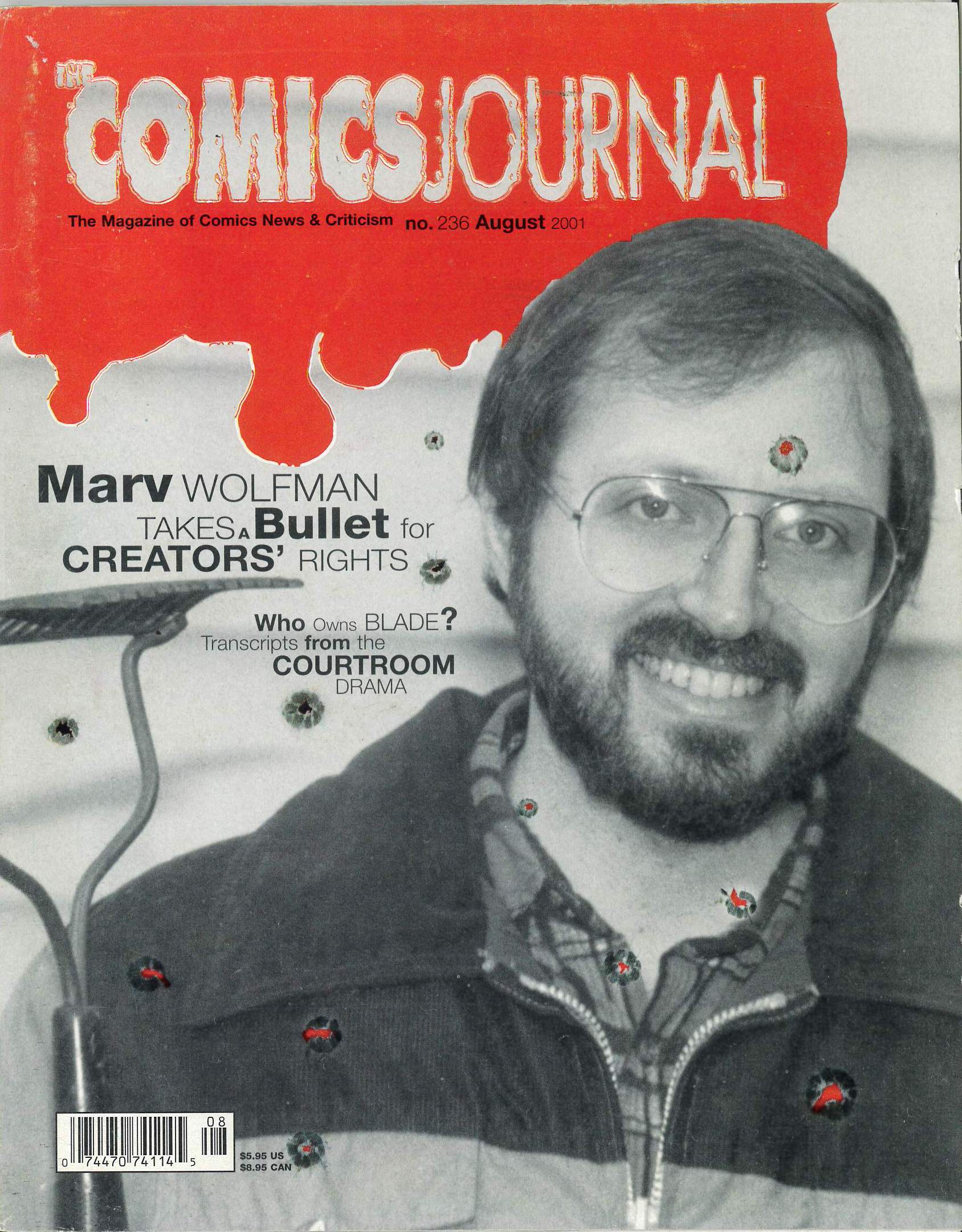 COMICS JOURNAL #236: Marv Wolfman/Blade: The Court Transcript COMICS JOURNAL #236: Marv Wolfman/Blade: The Court Transcript