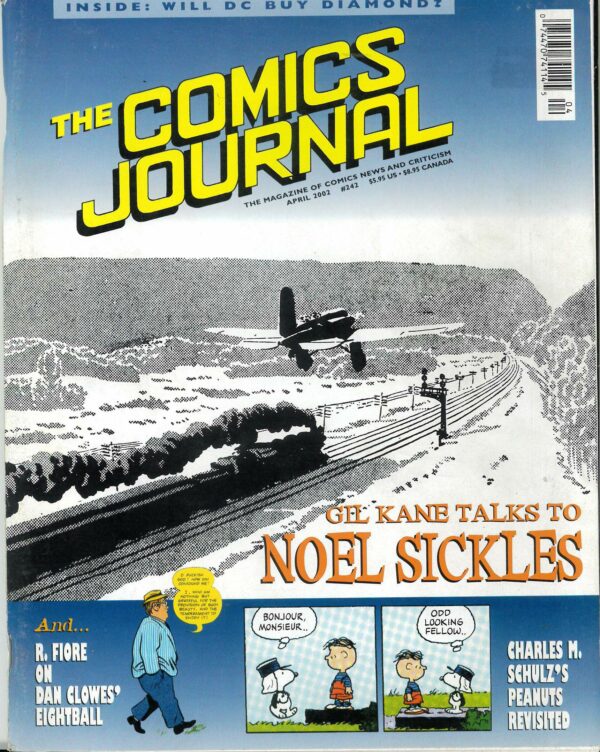 COMICS JOURNAL #242: Gil Kane talks to Noel Sickles, Charles M Schulz