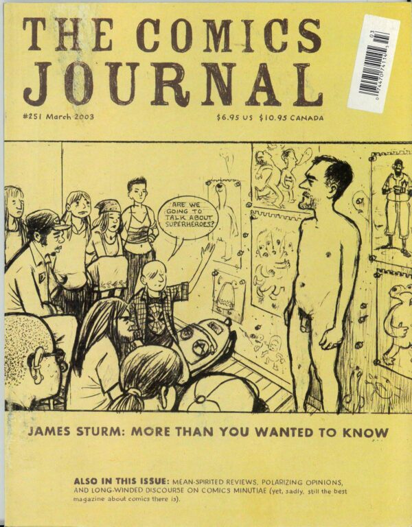 COMICS JOURNAL #251: James Sturm