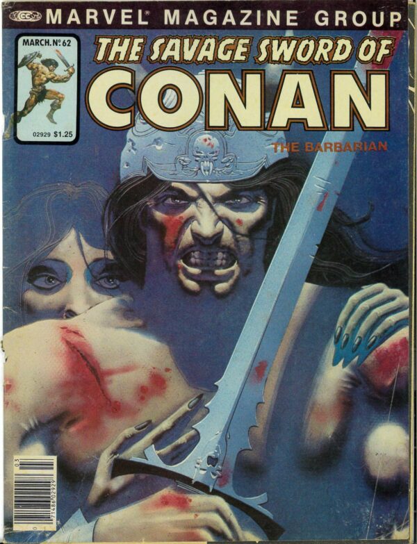 SAVAGE SWORD OF CONAN (1973-1995 SERIES) #62: VG