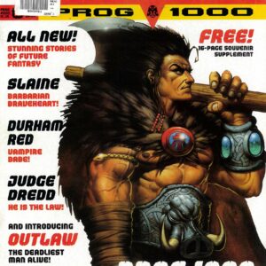 2000 AD #1000: Sticker on cover, No free supplement