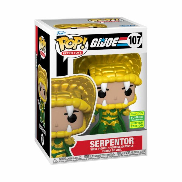 POP RETRO TOYS VINYL FIGURE #107: Sepentor: G.I. Joe (SDCC 2022)