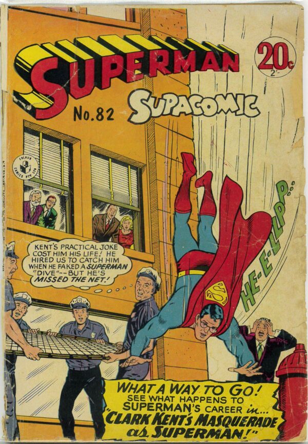 SUPERMAN SUPACOMIC (1958-1982 SERIES) #82: GD (cover detached)