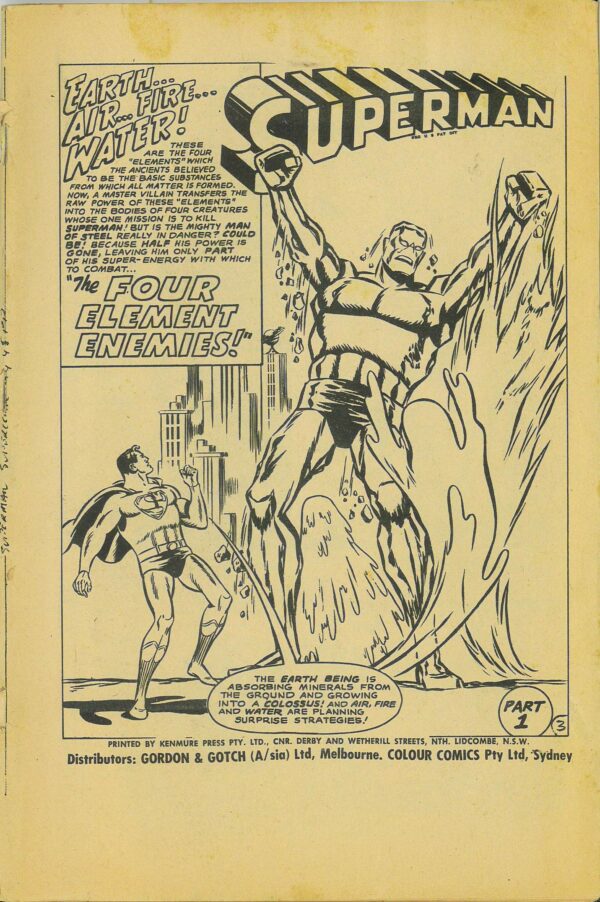 SUPERMAN SUPACOMIC (1958-1982 SERIES) #94: INC – coverless