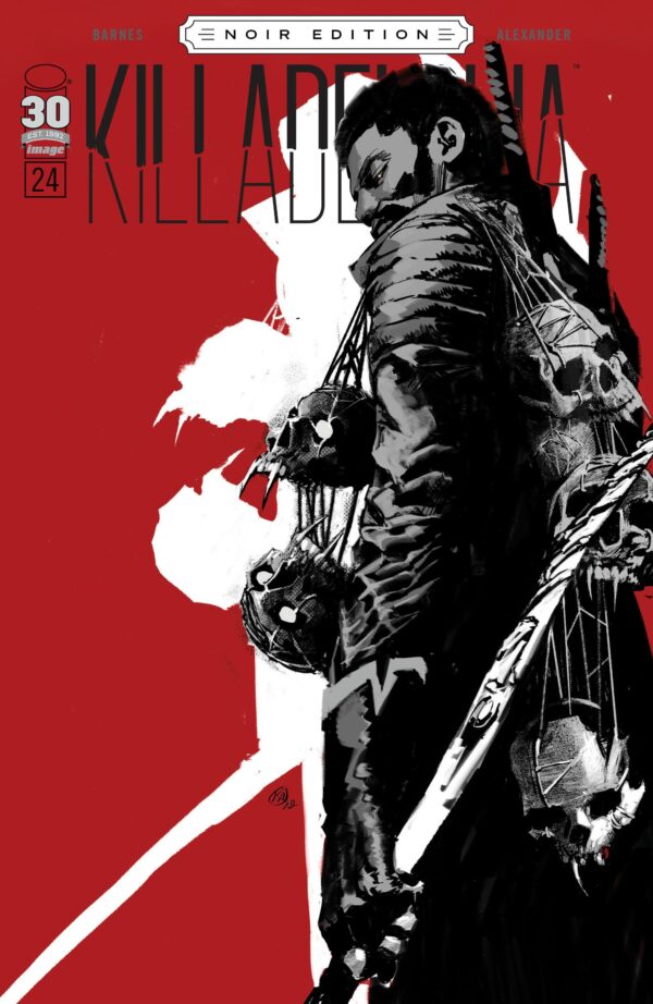 KILLADELPHIA #24: Jason Shawn Alexander B&W Noir edition cover D
