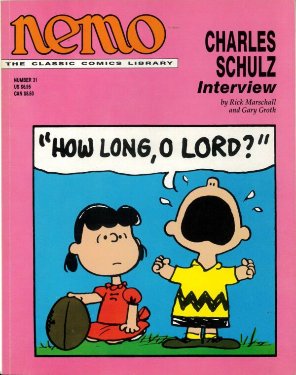 NEMO: THE CLASSIC COMICS LIBRARY (1983 SERIES) #31: Charles Schultz interview