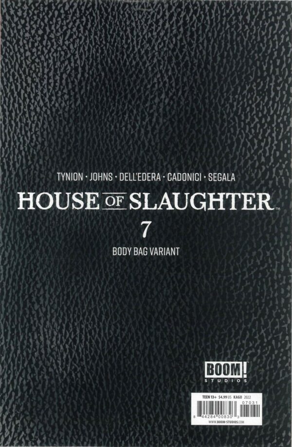 HOUSE OF SLAUGHTER #7: Shintaro Kago Bodybag cover C