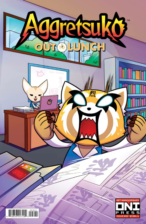 AGGRETSUKO: OUT TO LUNCH #2: Robin Crew cover B