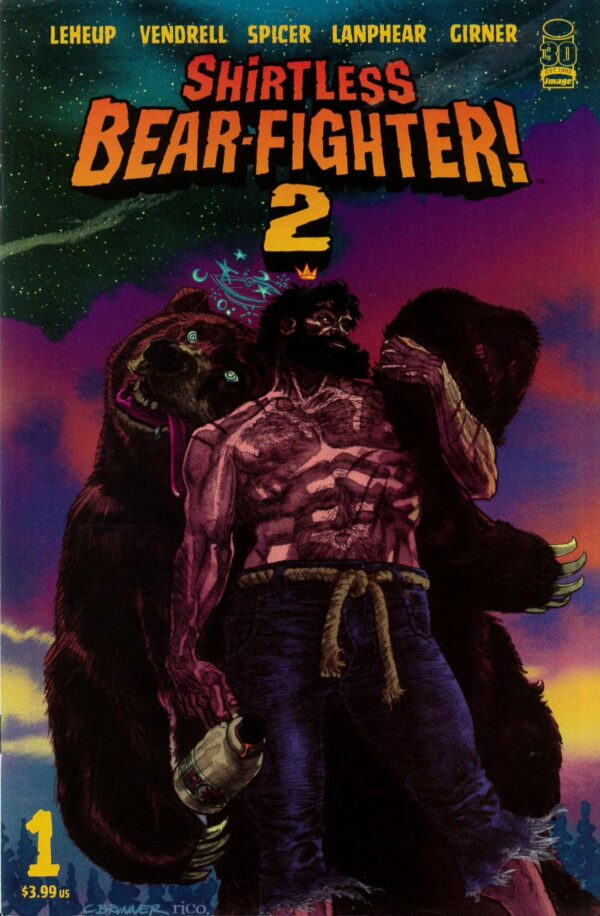 SHIRTLESS BEAR-FIGHTER 2 #1: Chris Brunner cover B