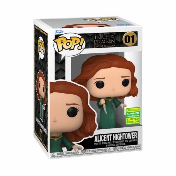 POP HOUSE OF THE DRAGON VINYL FIGURE #1: Alicent Hightower: Day of the Dragon (SDCC 2022)