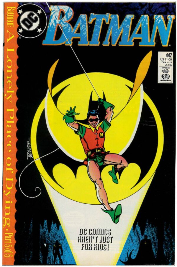 BATMAN (1939-2011 SERIES) #442: Lonely Place of Dying 5/5: 1st Tim Drake as Robin: