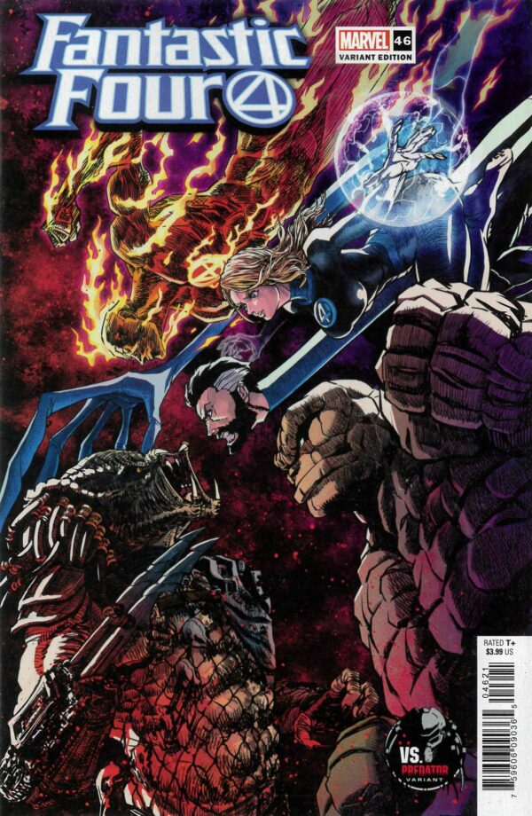 FANTASTIC FOUR (2018-2022 SERIES) #46: Superlog Predator cover B