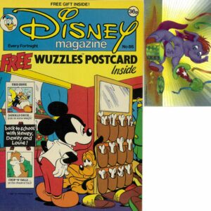 DISNEY MAGAZINE #86: Includes postcard insert – NM