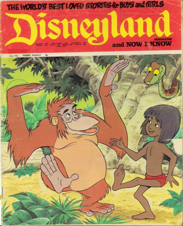 DISNEYLAND (1971-1976 SERIES) #140: WD’s Now I Know amalgamates with Disneyland this issue