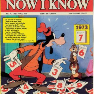 WALT DISNEY’S NOW I KNOW (1972-1973 SERIES) #39