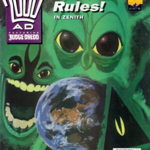 2000 AD #805: Sticker on cover