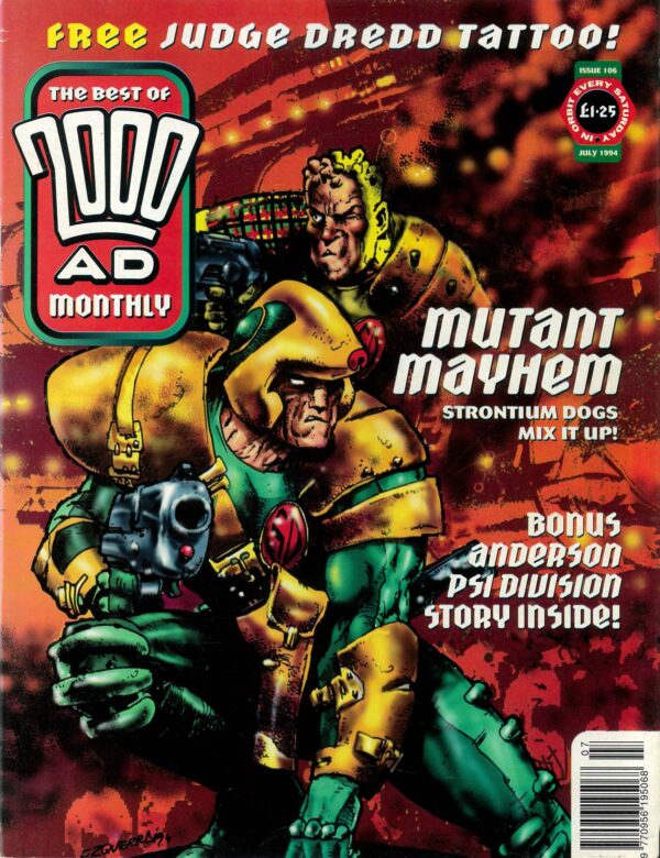 BEST OF 2000 AD (1988-1996 SERIES) #106: No temporary tattoo