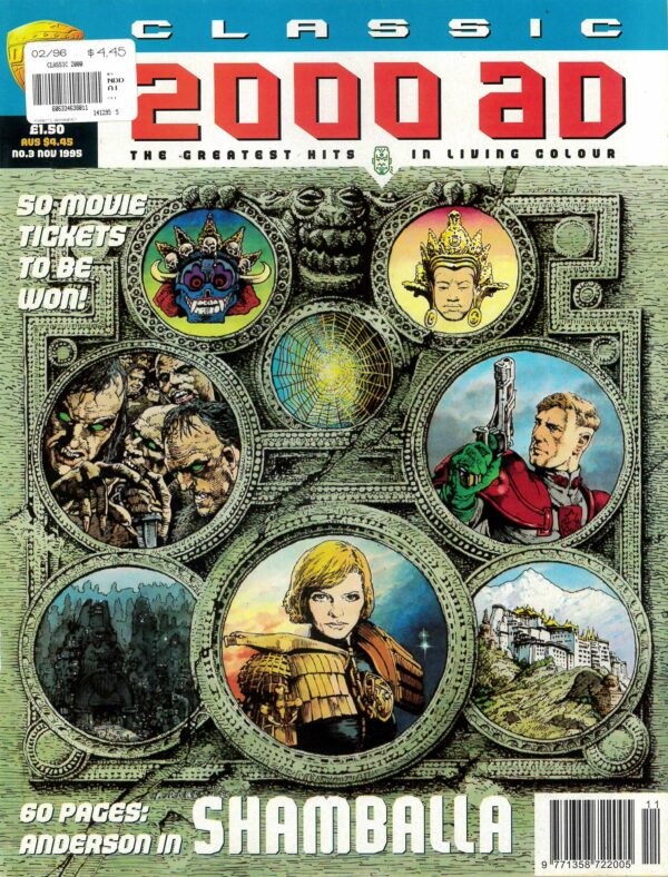 2000 AD CLASSIC #9003: Sticker on cover