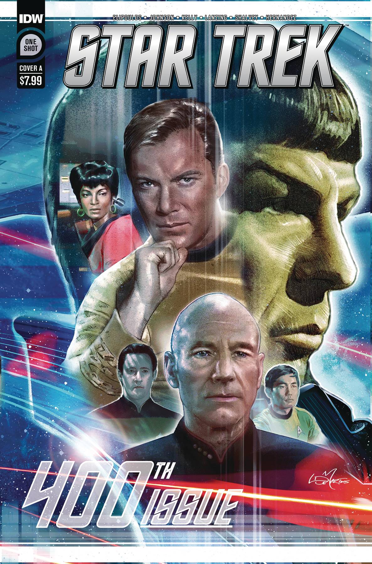 STAR TREK (2011 SERIES) #400: Louie De Martinis cover A STAR TREK (2011 SERIES) #400: Louie De Martinis cover A