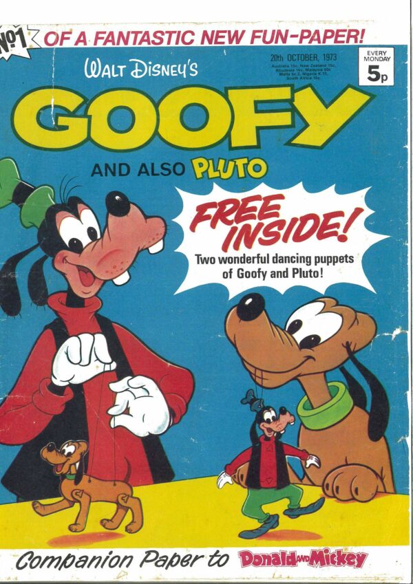 GOOFY AND ALSO PLUTO (INTERNATIONAL EDITION) #1