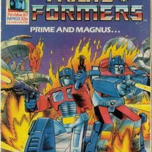 TRANSFORMERS (UK: 1984-1992 SERIES) #103: Original Material – VG