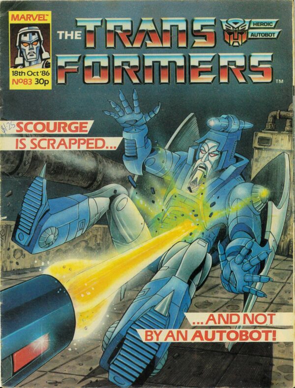 TRANSFORMERS (UK: 1984-1992 SERIES) #83: Original Material – VG